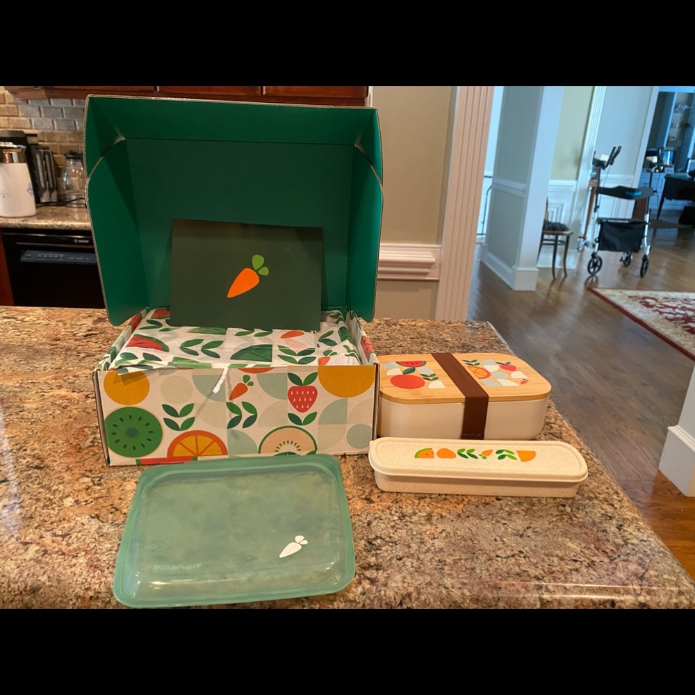 NEW Bento box, cutlery container and STASHER